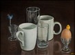 Mugs, glasses and egg cups